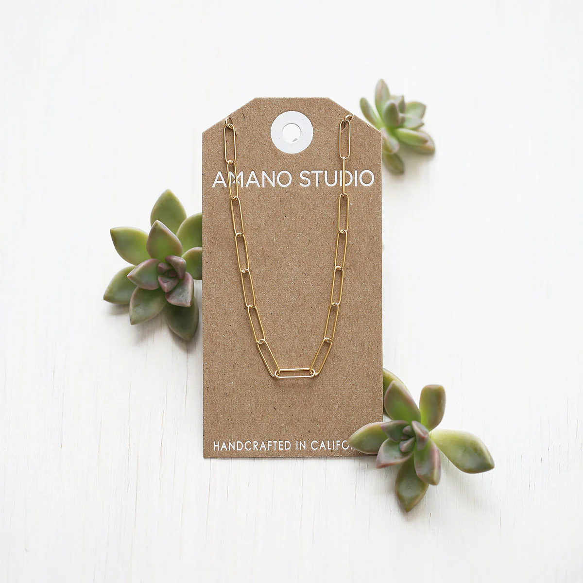 Paperclip Chain Necklace - Image 2