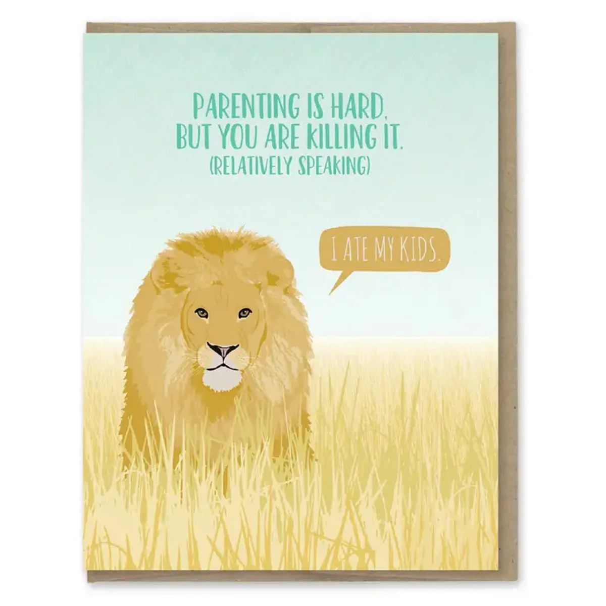 Parenting Killing It Greeting Card