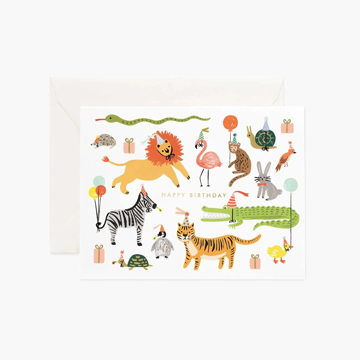 Party Animals Birthday Greeting Card