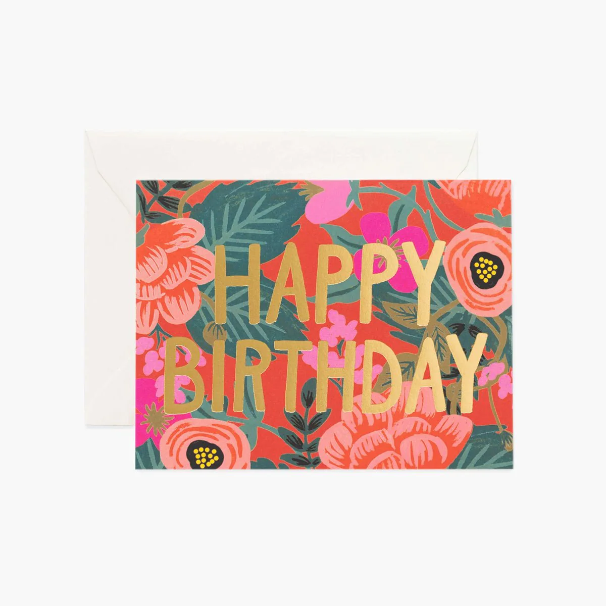 Poppy Birthday Greeting Card
