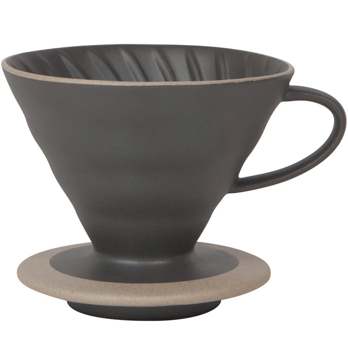 Pour Over Coffee Set in Matte Black Ceramic - Image 3