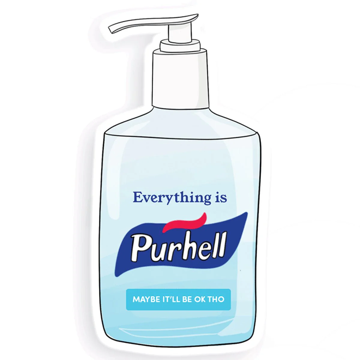 Purhell Sticker