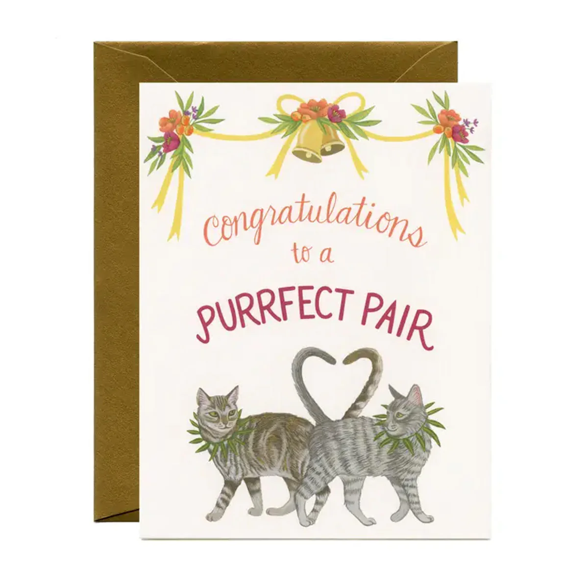 Purrfect Pair Greeting Card