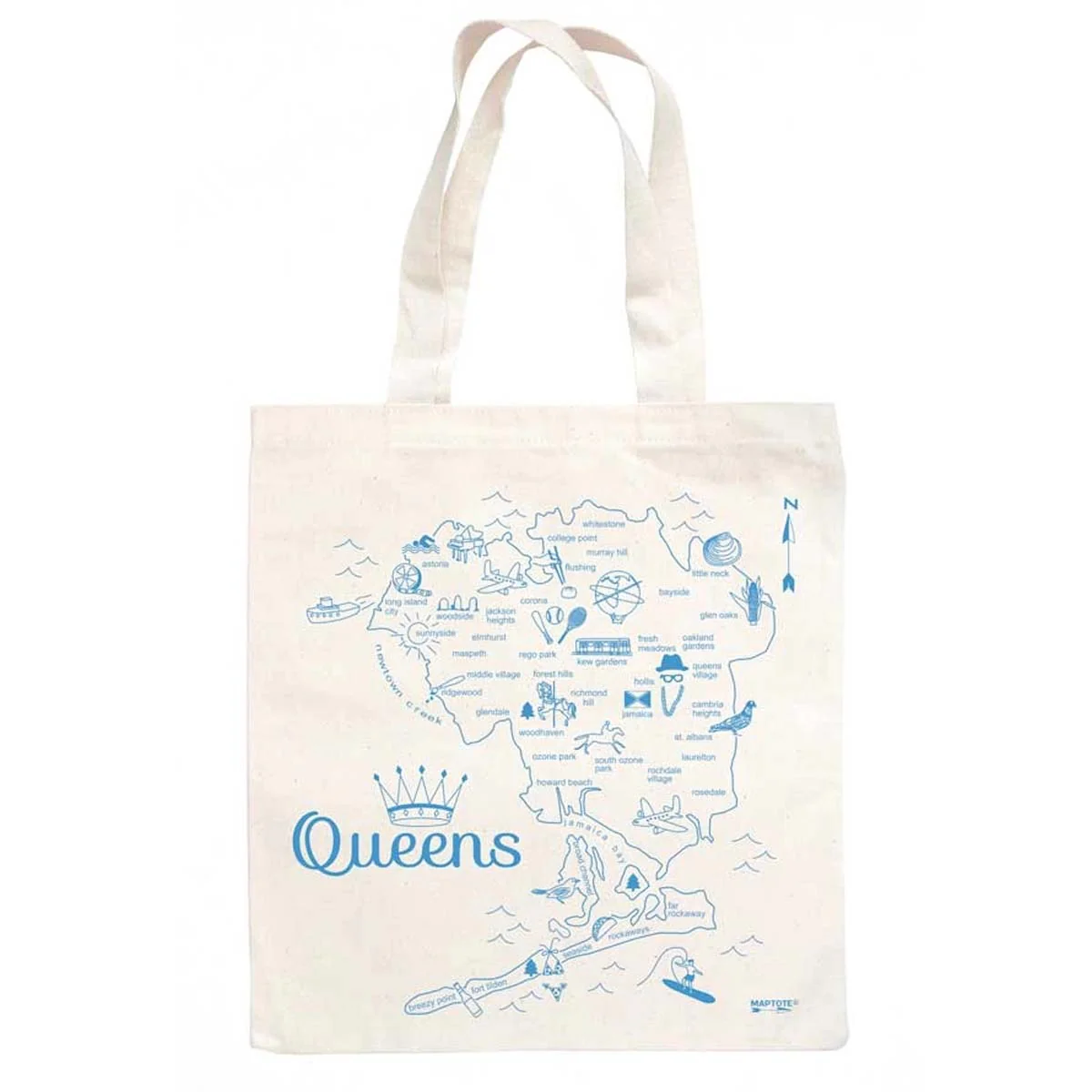 Queens Map Grocery tote - Image 3