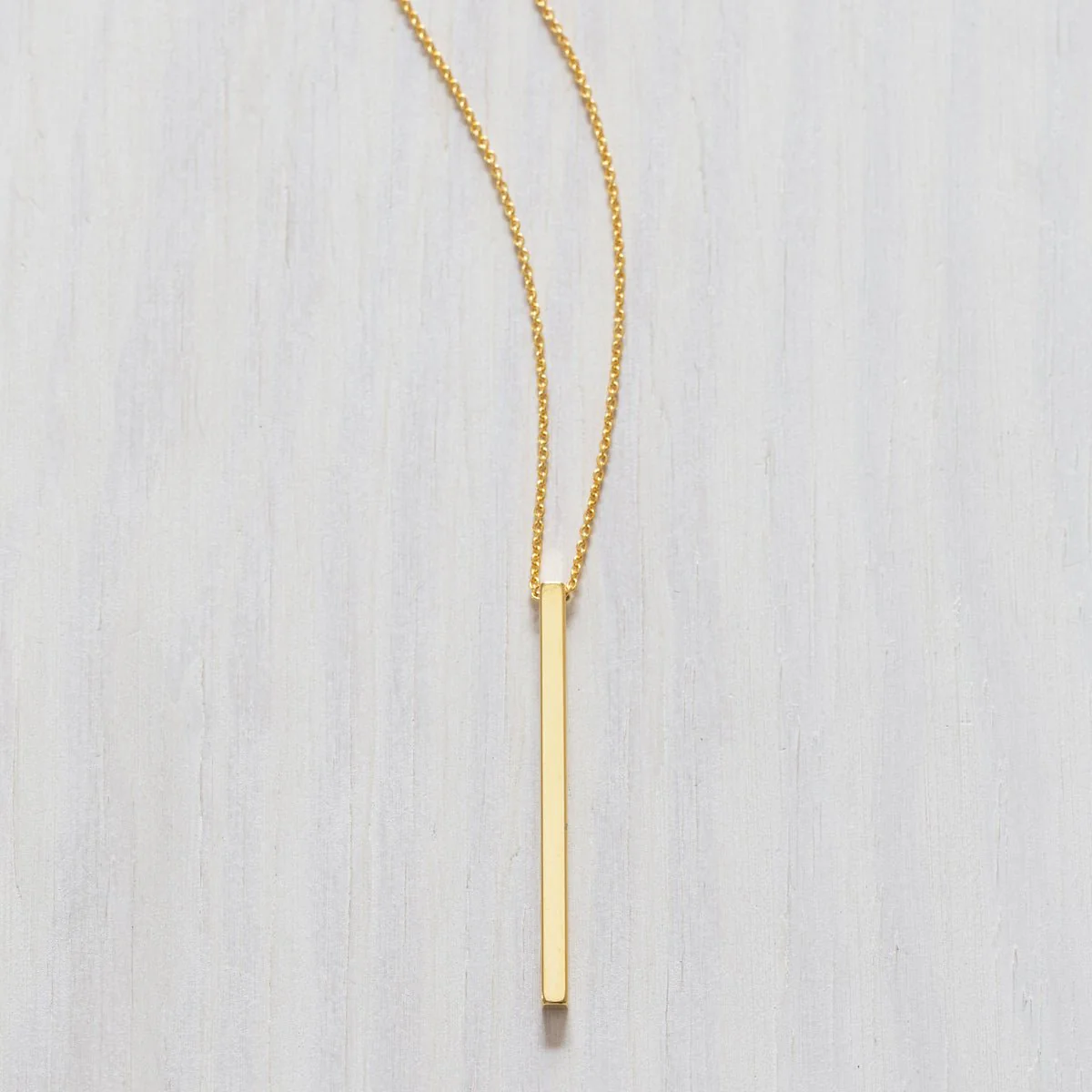 Rod Necklace - Gold Rod - Image 3