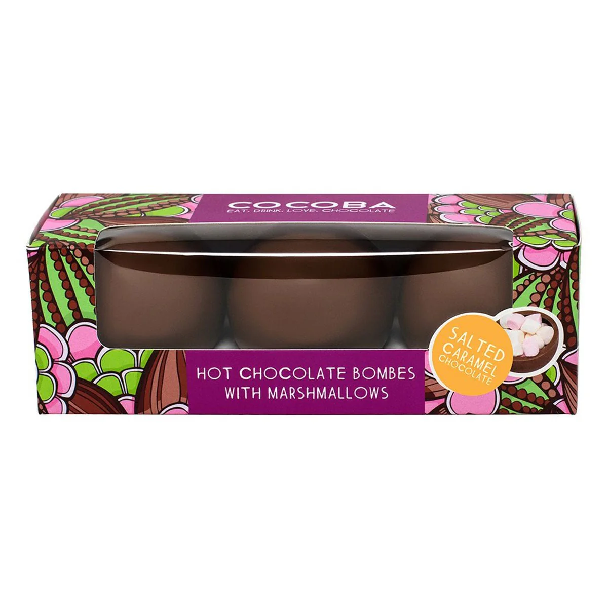 Salted Caramel Hot Chocolate Bombe (3 bombes)