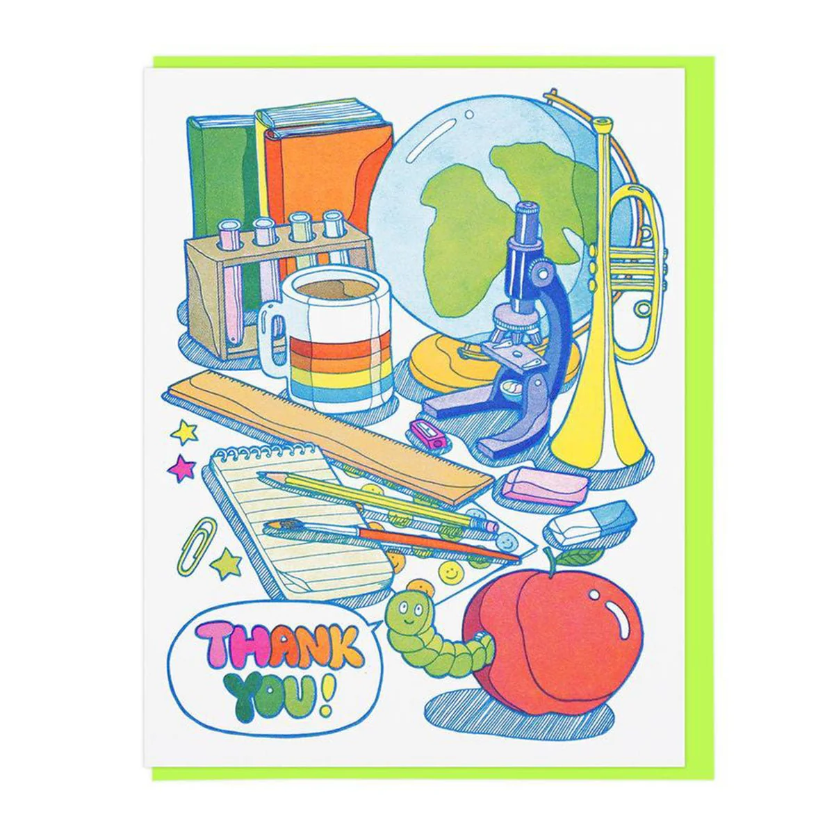 School Stuff Thank You Card