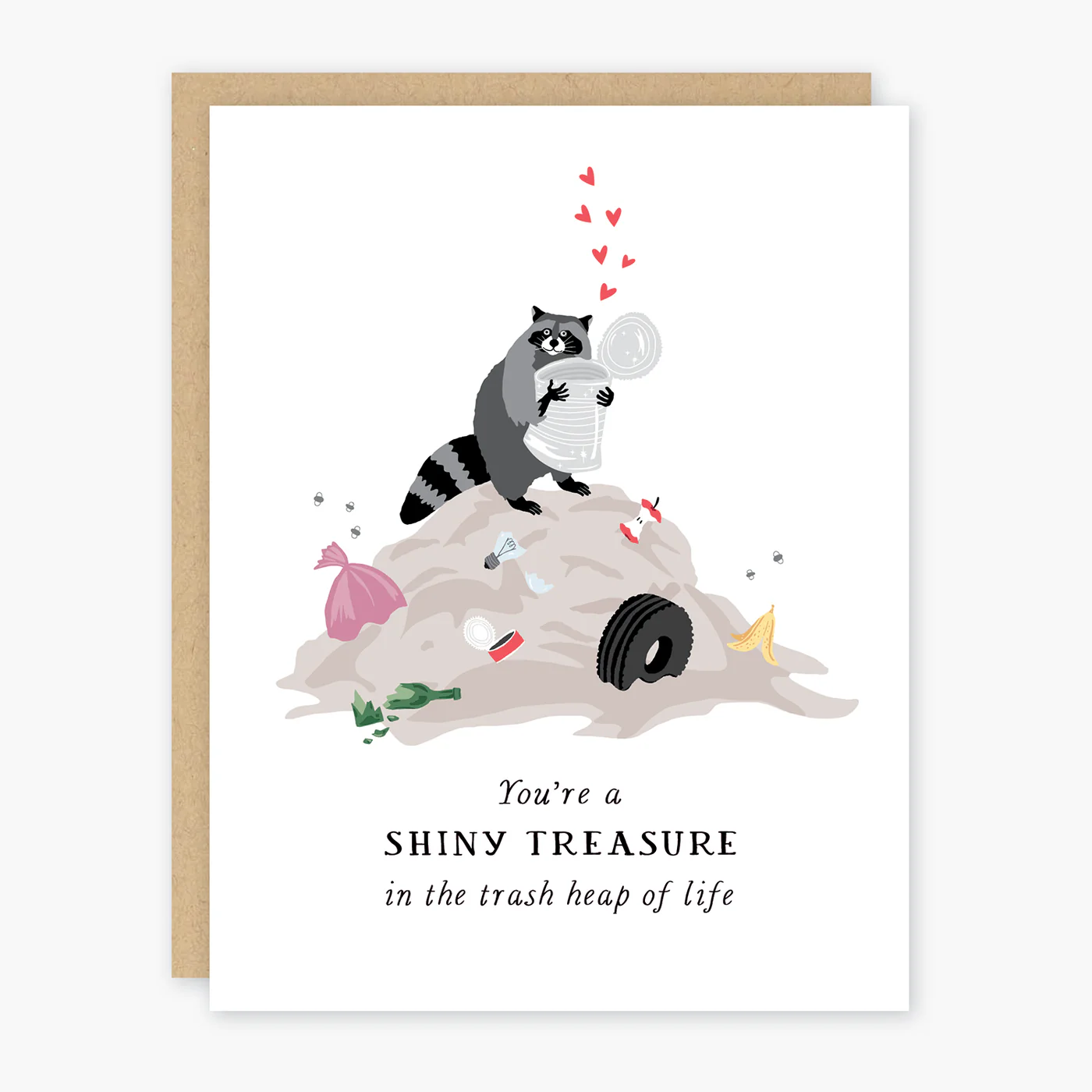 Shiny Treasure Greeting Card