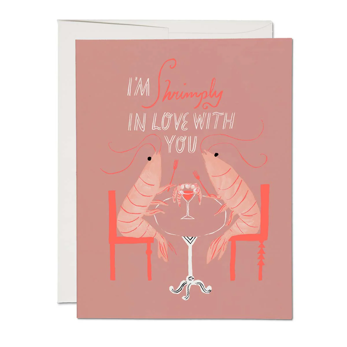 Shrimply Love Greeting Card