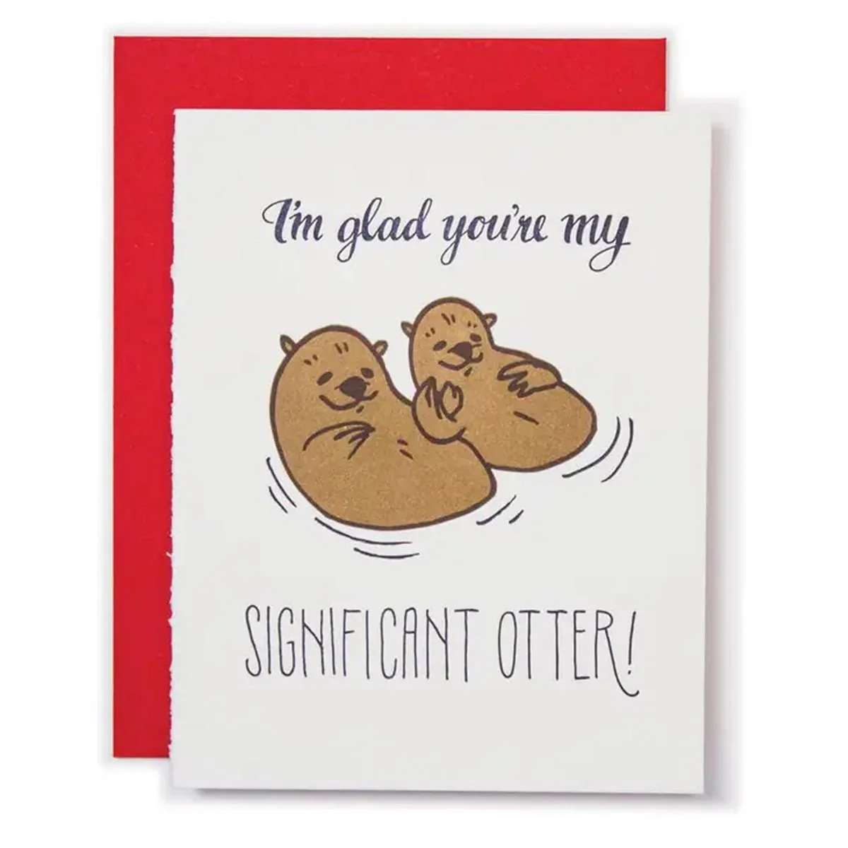 Significant Otter Greeting Card