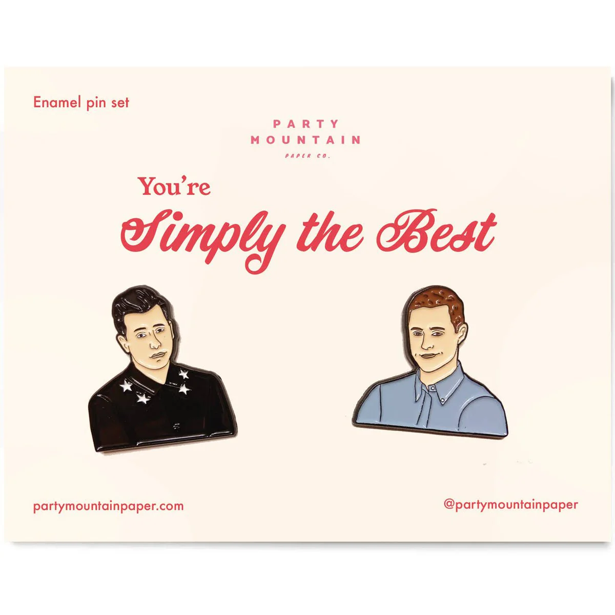 Simply the Best Enamel Pin Set