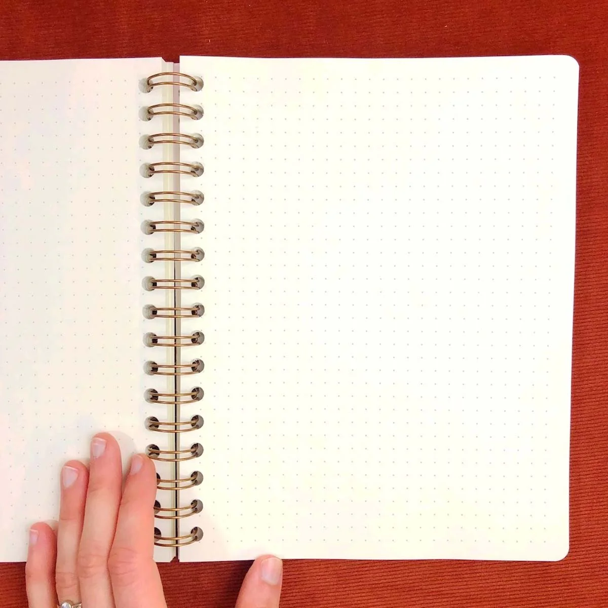 Smiley Dot Spiral Journal - Sapphire - Image 2