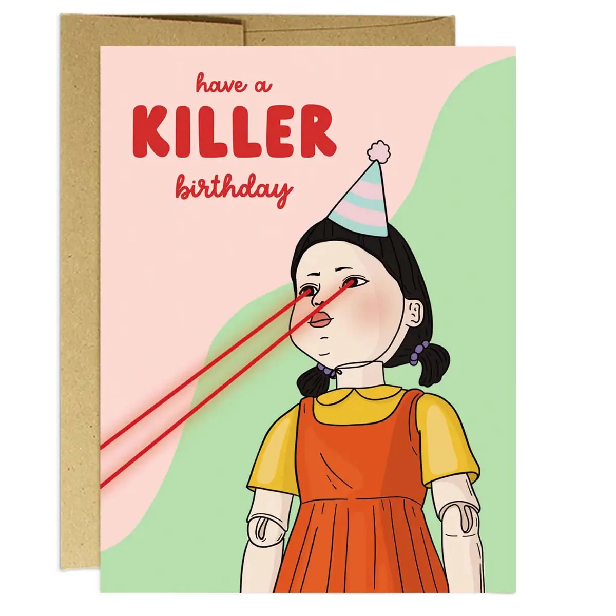 Squid Game Killer Birthday Card