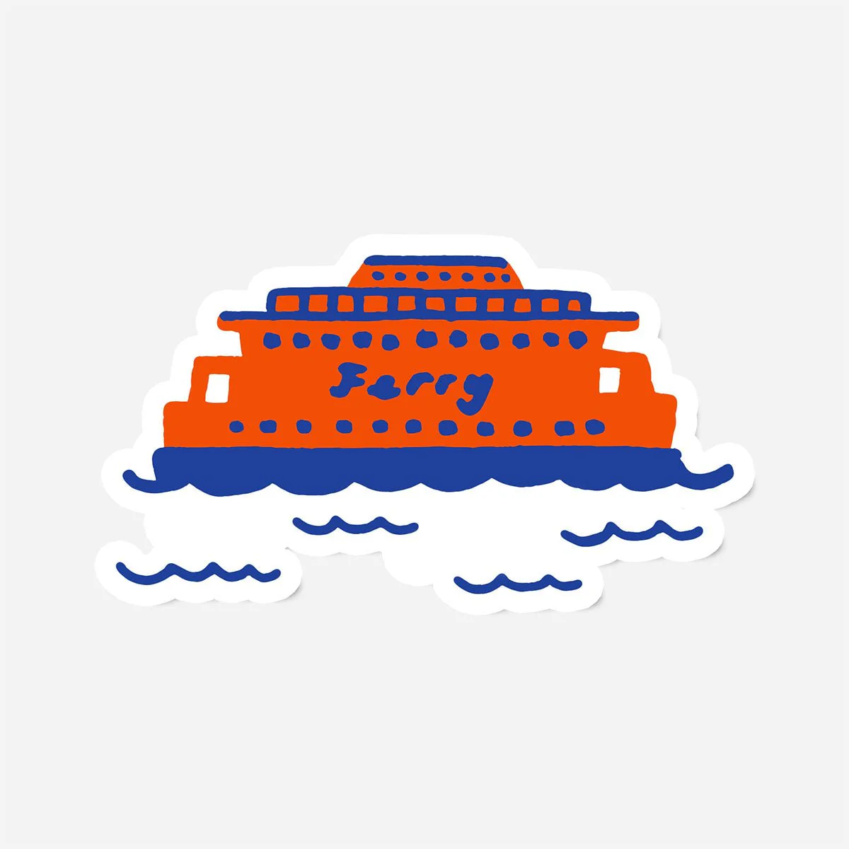 Staten Island Ferry Sticker - Image 3