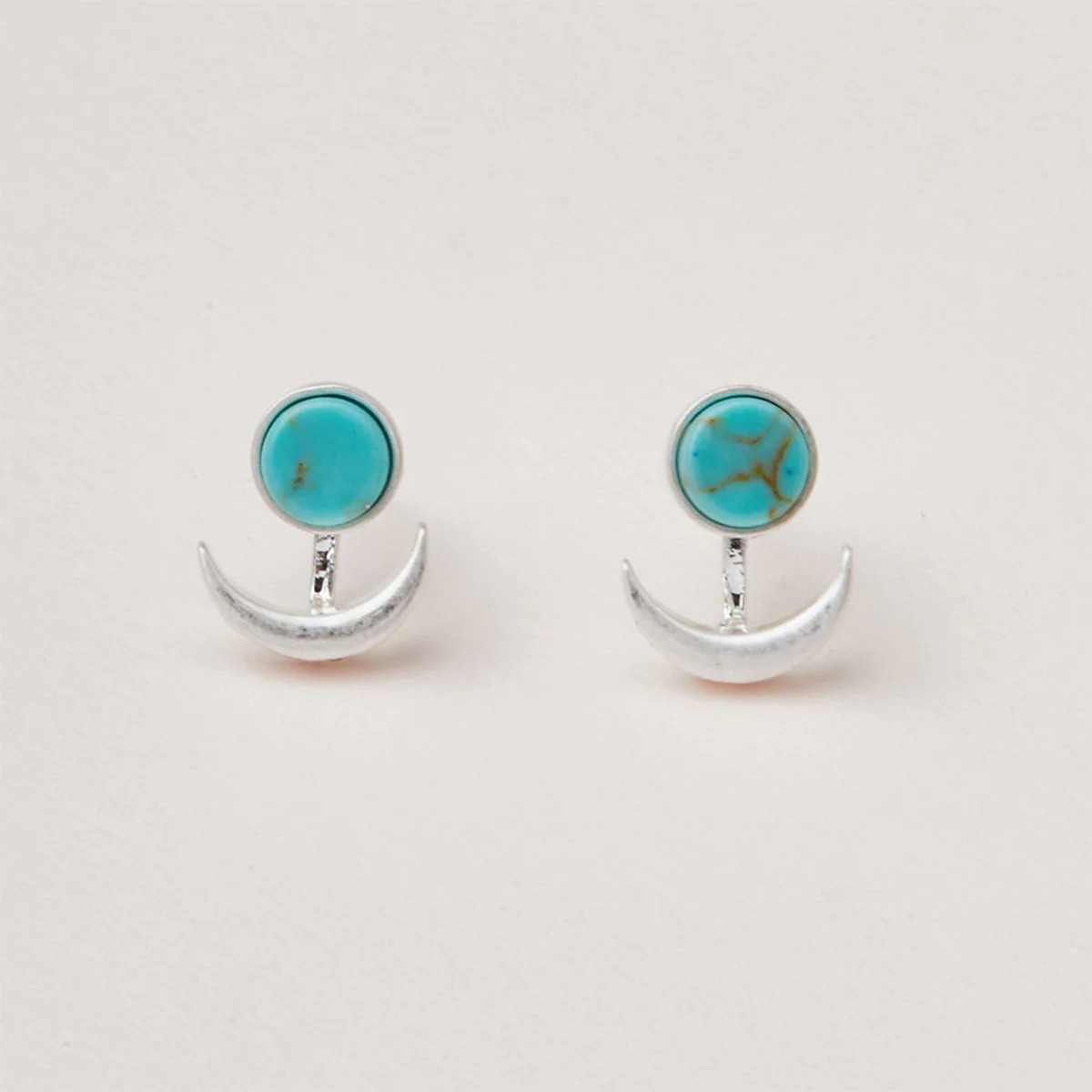 Stone Moon Phase Ear Jacket