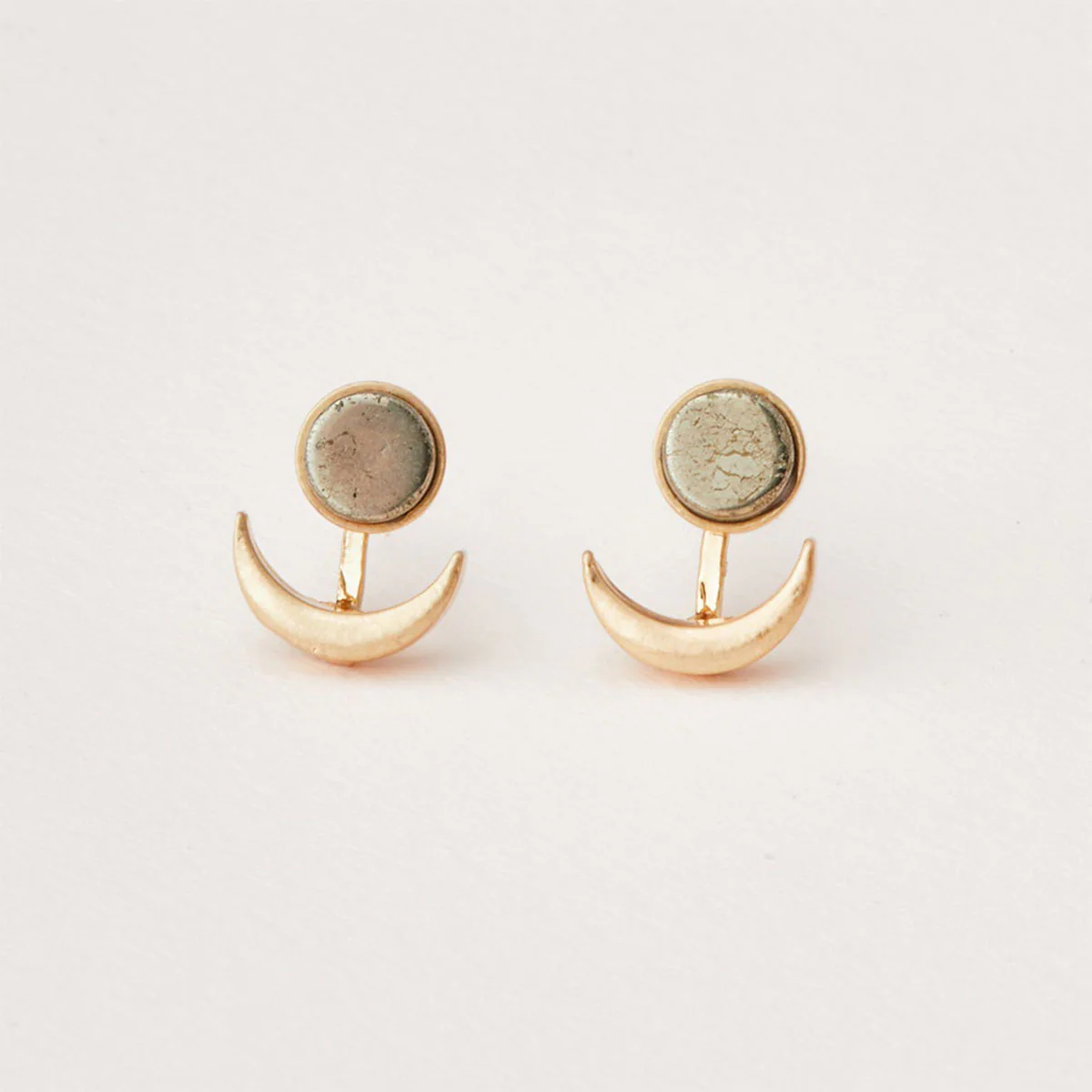 Stone Moon Phase Ear Jacket - Image 2