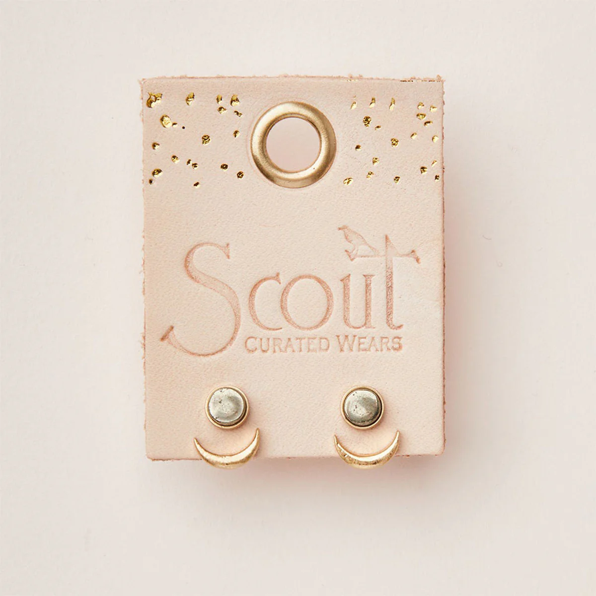 Stone Moon Phase Ear Jacket - Image 3