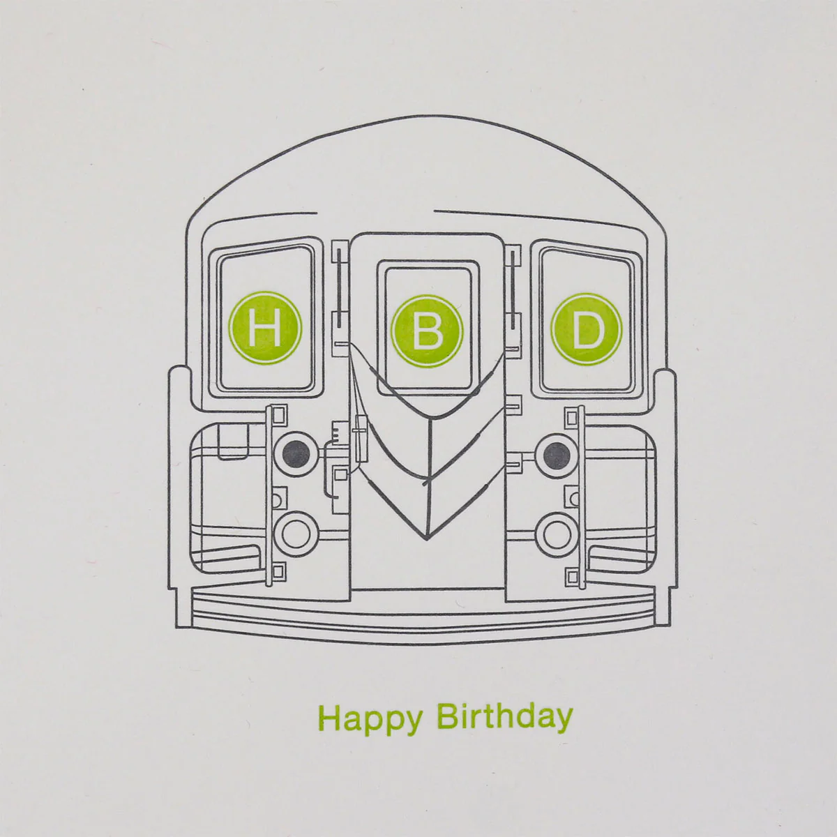 Subway HBD Birthday Card - Image 2