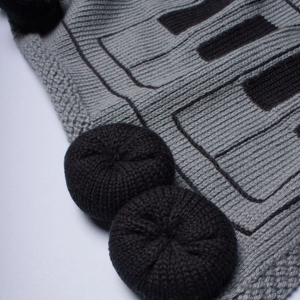 Subway Train Car Knit Lovey Blanket - Image 2