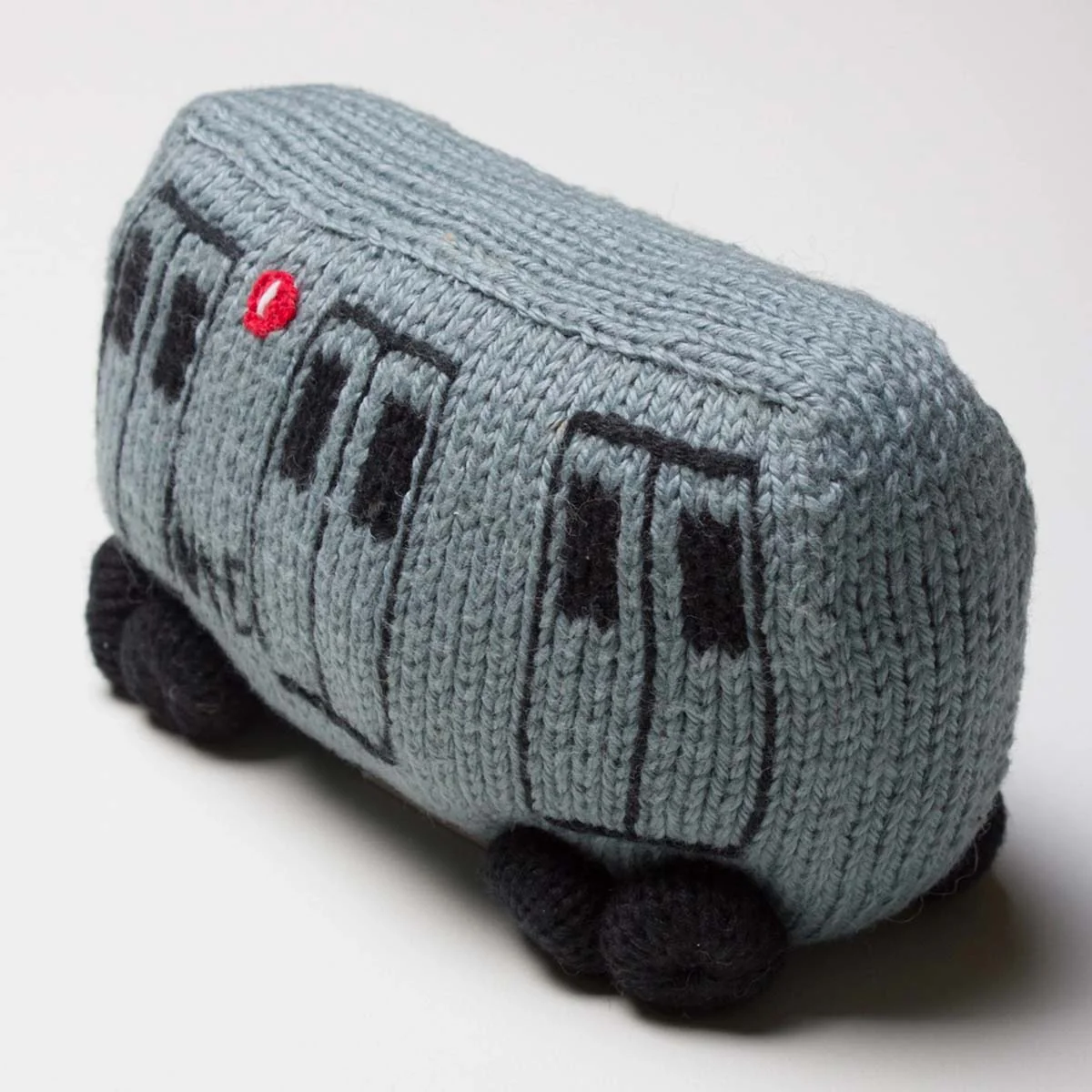 Subway Train Car Soft Knit Rattle - Image 2