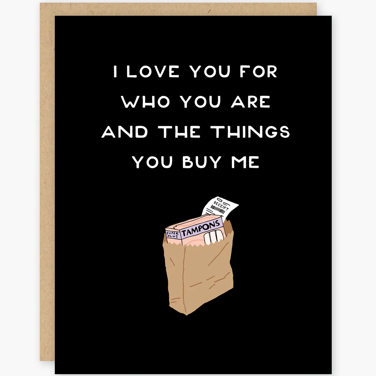 Tampon Love Greeting Card