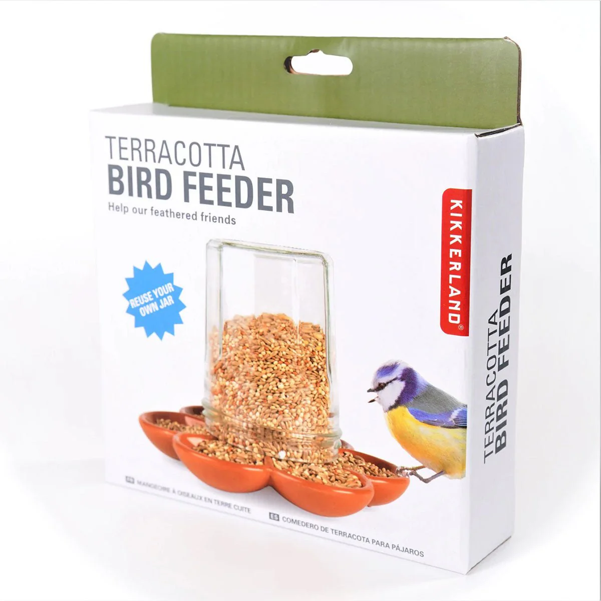 Terracotta Bird Feeder - Image 2