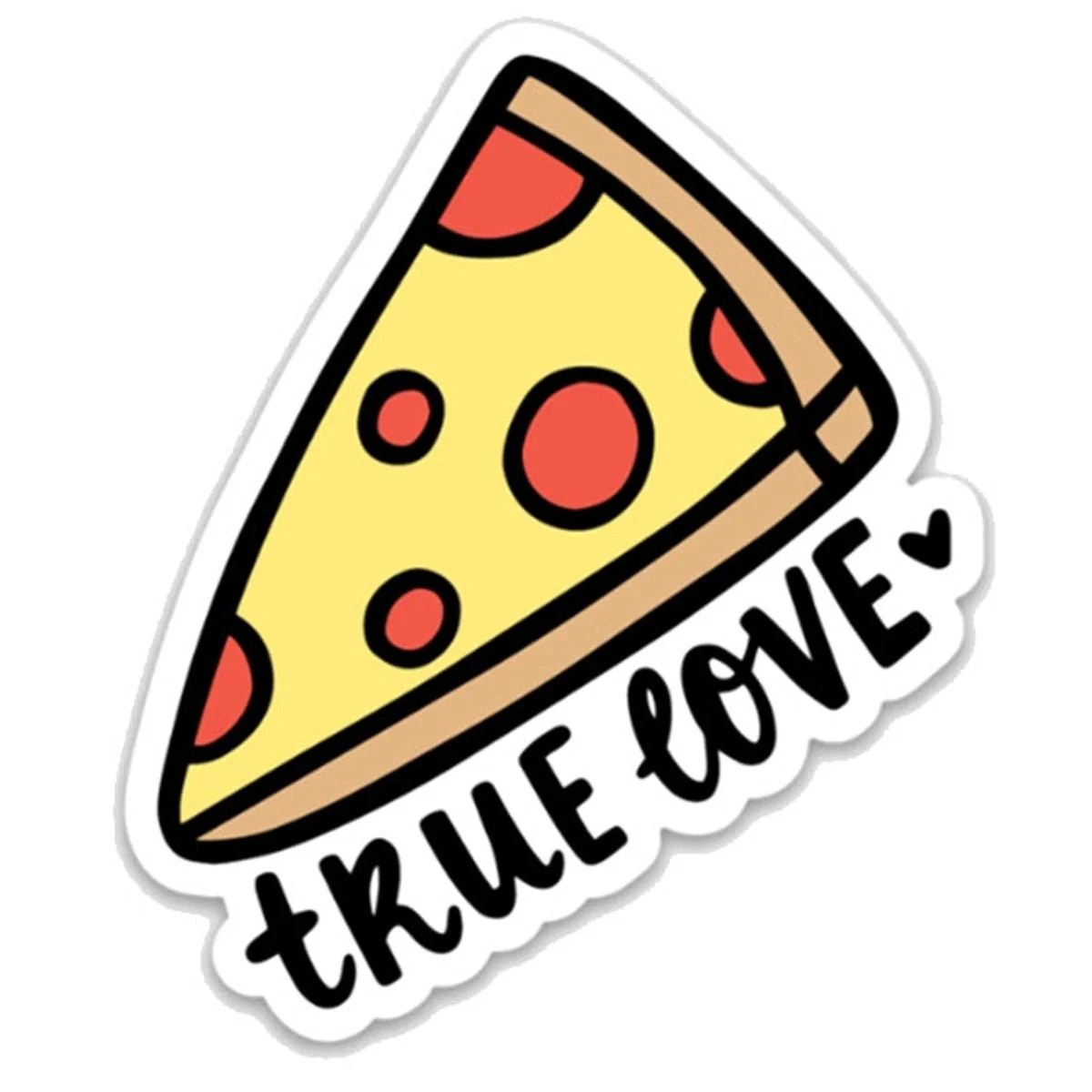 True Love Pizza Sticker