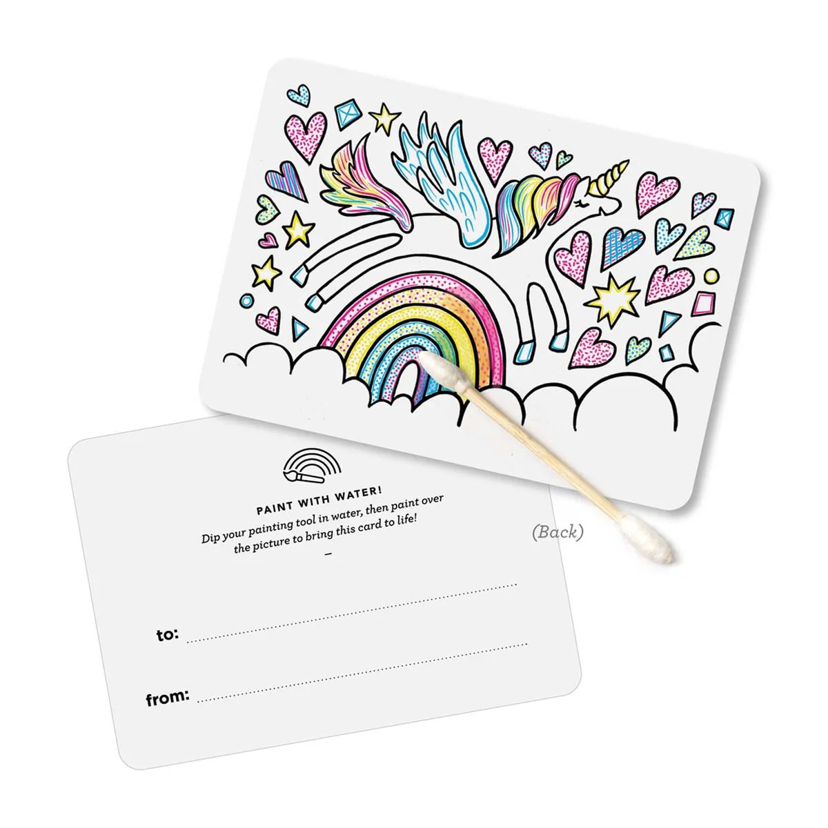 Unicorn Paint with Water Valentine Kit - Image 2