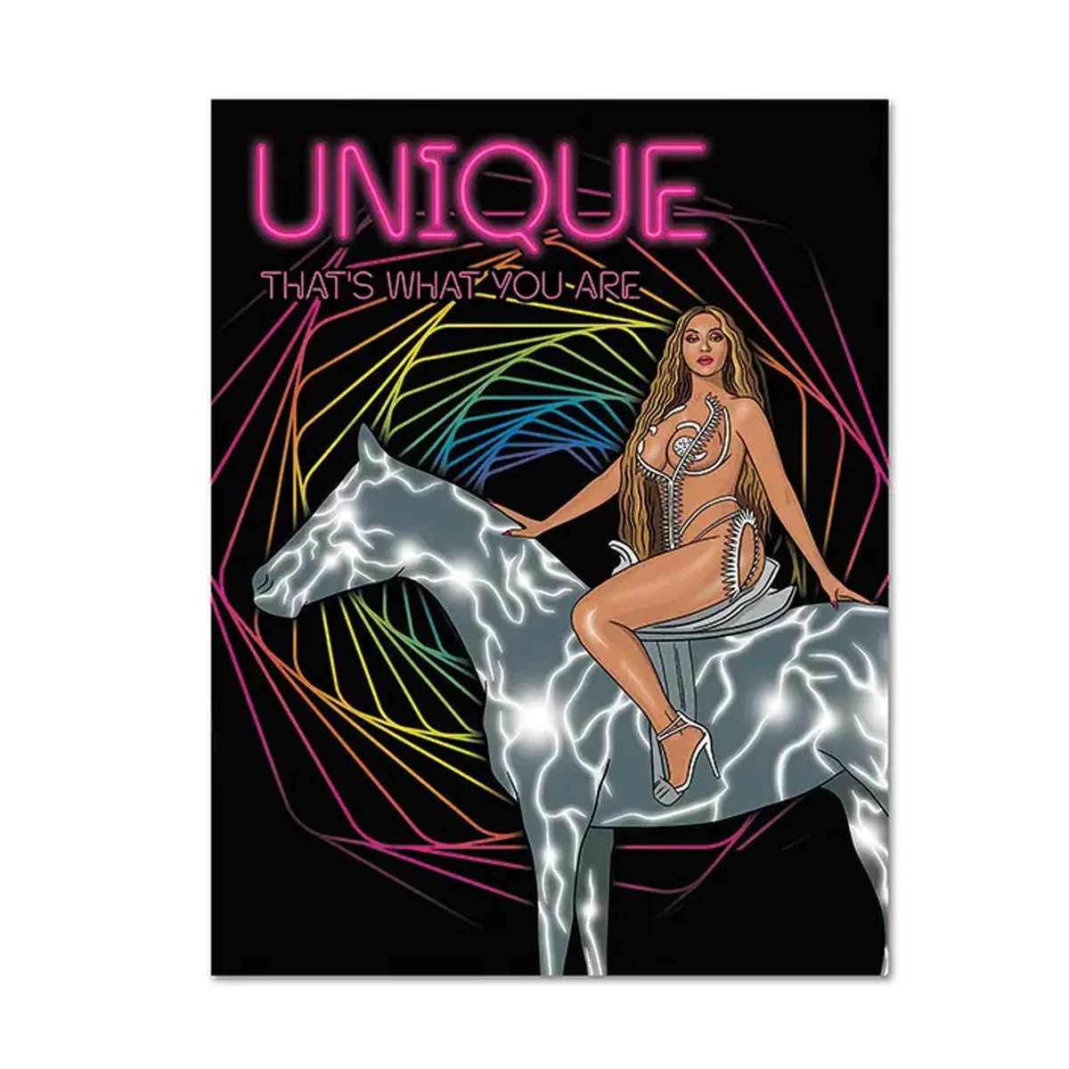 Unique That's What You Are Birthday Card