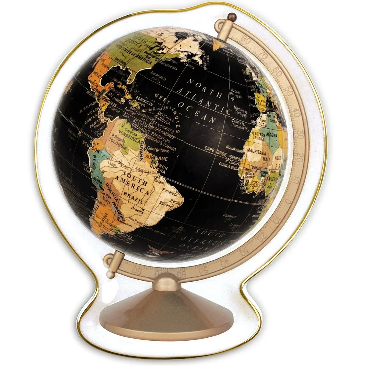 Vintage Globe Shaped Tray