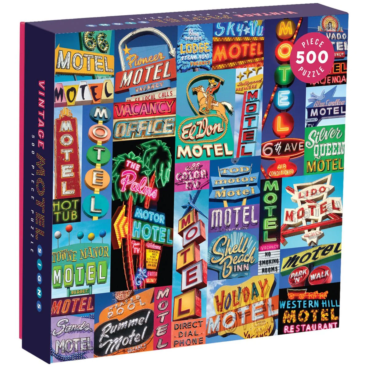 Vintage Motel Signs Puzzle