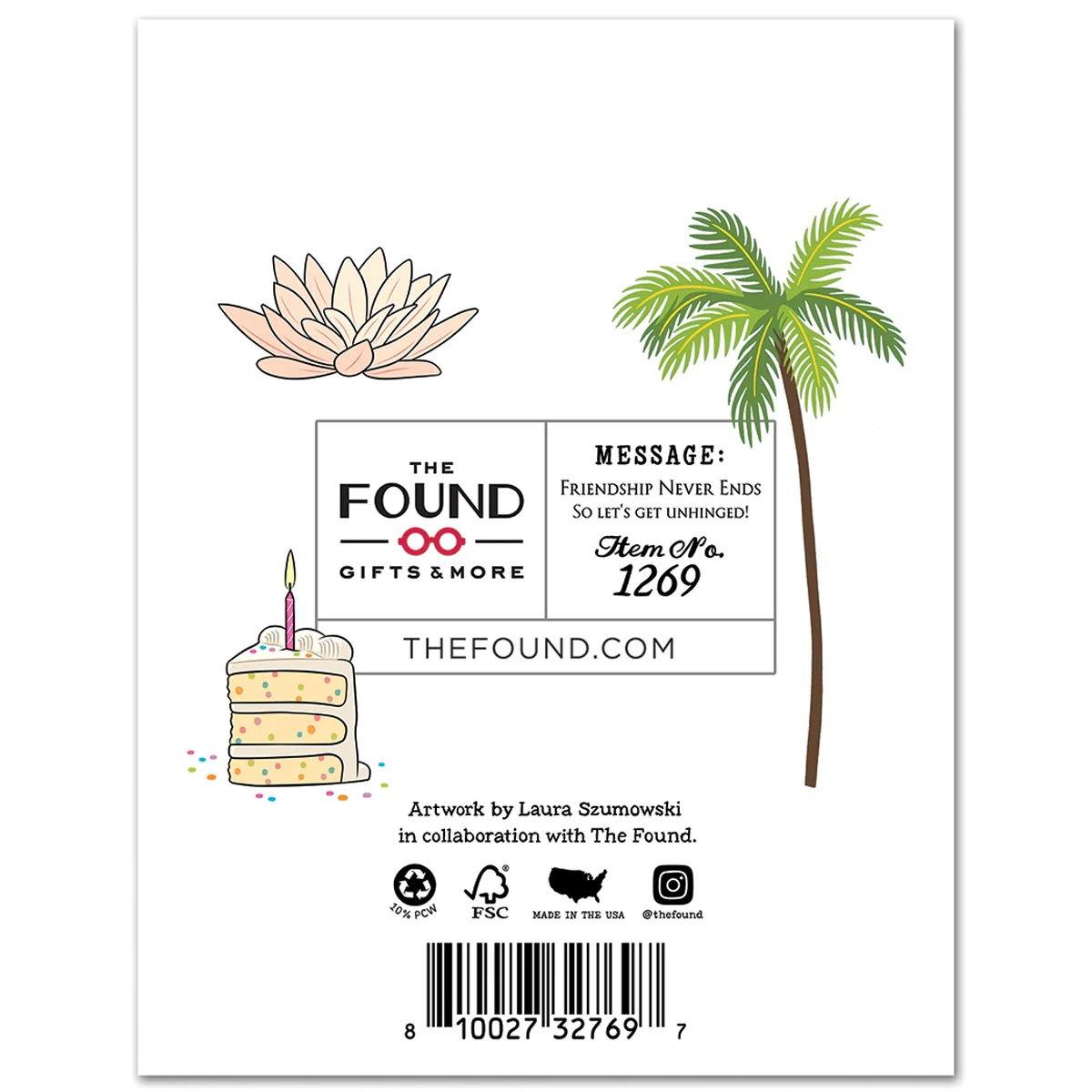 White Lotus Unhinged Birthday Card - Image 4