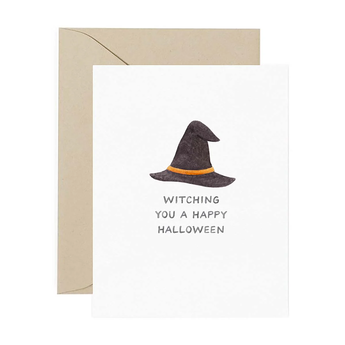 Witchy Halloween Greeting Card