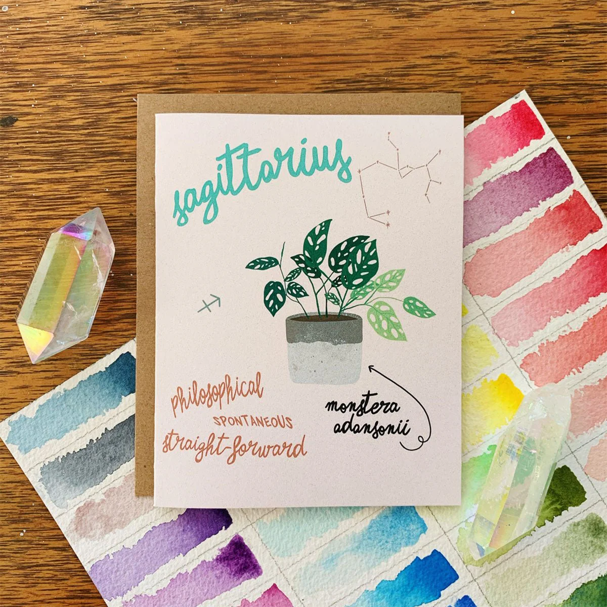 Zodiac Houseplant Greeting Card - Image 4